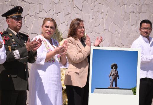 Gobernadora de Veracruz encabeza ceremonia de aniversario luctuoso de Emiliano Zapata