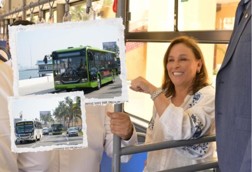 Rocío Nahle anuncia modernización del transporte público y nuevas unidades