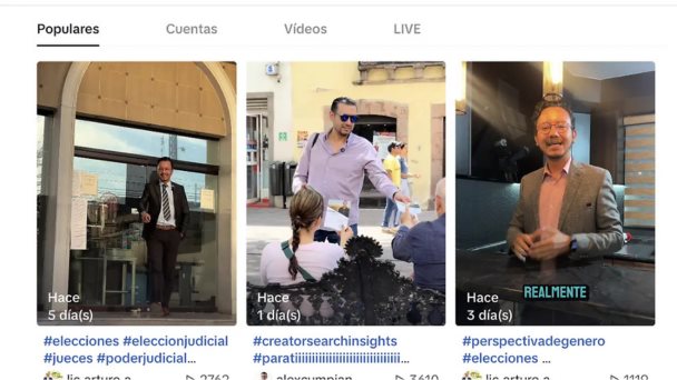 Campañas al Poder Judicial: de la Toga al Tik Tok
