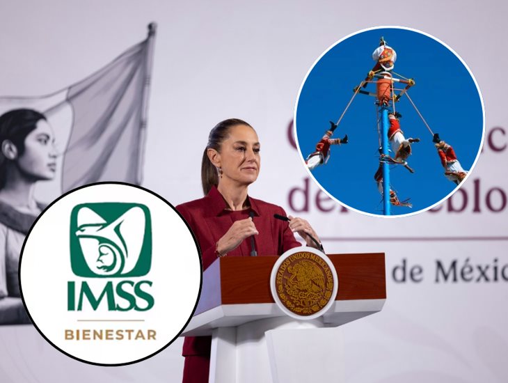 Se brindará atención médica a los voladores de Papantla en eventos culturales: Claudia Sheinbaum