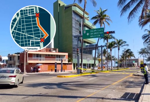 Inicia cierre vial del bulevar en Veracruz y Boca del Río por carrera deportiva HOY 11 de abril