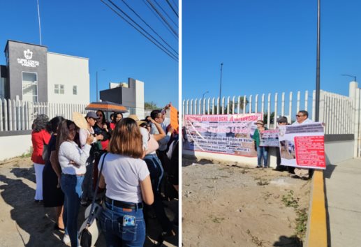 Abogados protestan en Poza Rica; reclaman malas condiciones en nuevo edificio de juzgados  (+VIDEO) 