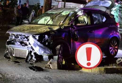 Perdió el control: ebrio conductor vuelca en Martínez de la Torre