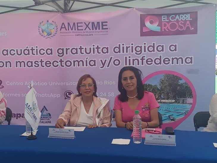 AMEXME Xalapa inaugura en colaboración con la Unidad de Actividades Deportivas de la UV el programa ´Carril Rosa´
