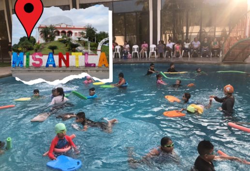 Promueven la práctica de natación como herramienta terapéutica en Misantla