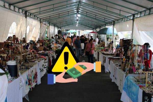 Artesanos denuncian cobros indebidos en pabellón del parque de Coatepec