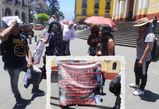 Denuncian violento desalojo; exigen devolución de predios en Sierra Alta de Coatepec