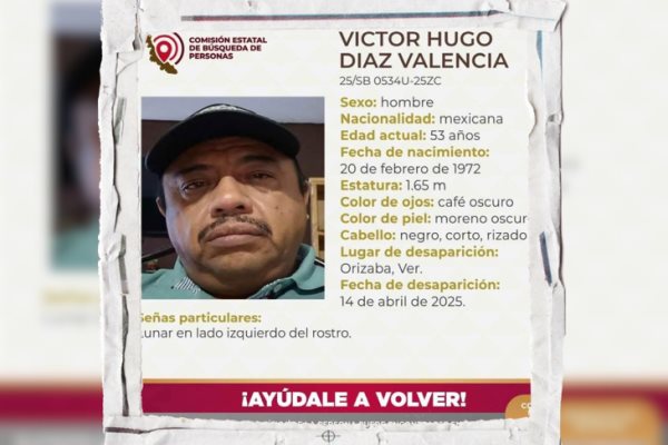 ¿Lo has visto? Reportan como desaparecido a taxista de Orizaba