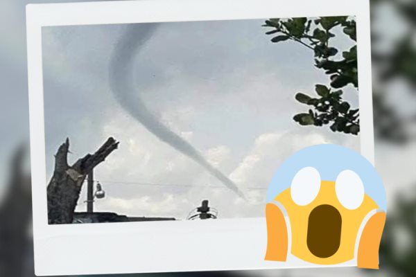 ¡Parecía un tornado! Embudo de nube sorprende a habitantes de Lerdo de Tejada