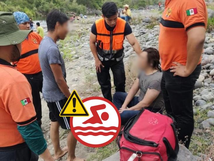 En pleno Sábado de Gloria, casi se ahoga en río de Misantla