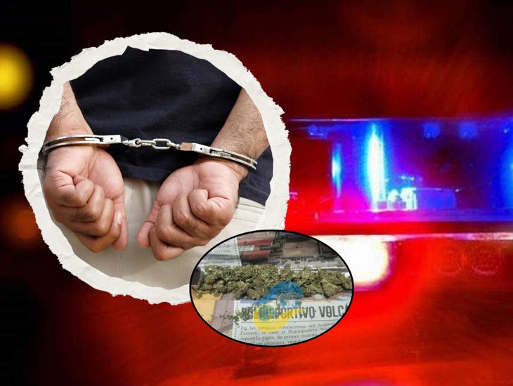 ¡No aprende! Lo detienen por posesión de droga en Orizaba, lleva más de 30