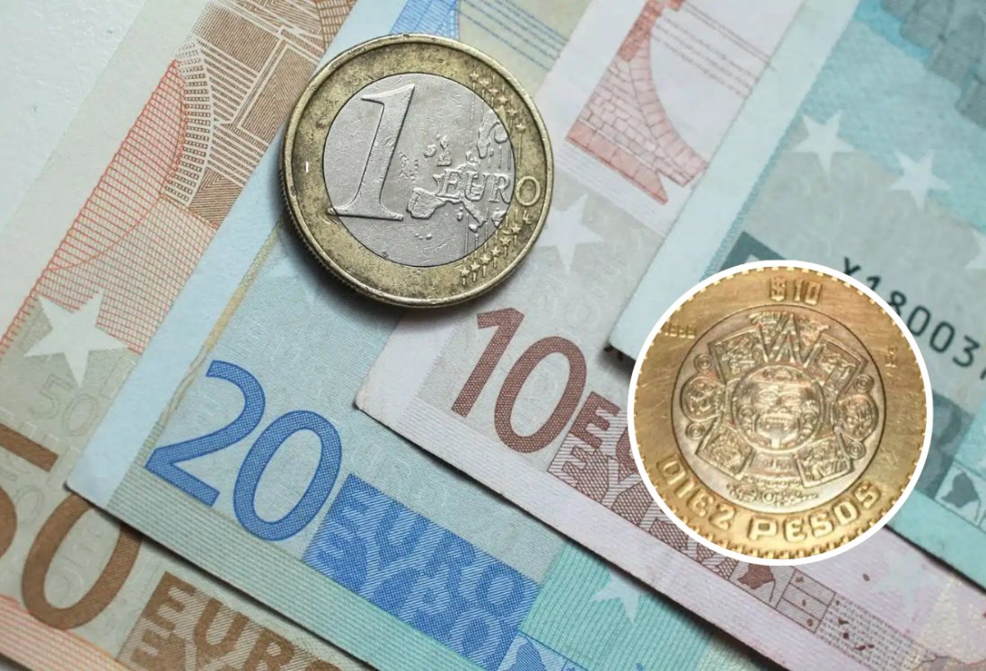 Precio del EURO frente a la moneda mexicana en su apertura HOY 19 de abril