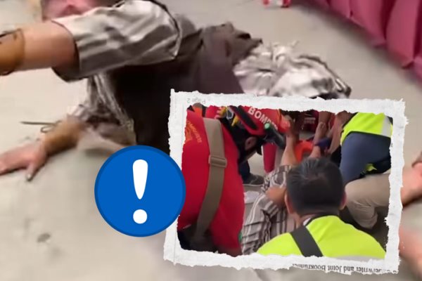Viacrucis en Tomatlán termina con un lesionado; Barrabás sufre caída