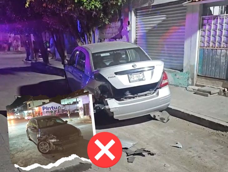 Tras causar choque en Martínez, conductor intentó huir pero lo cacharon 