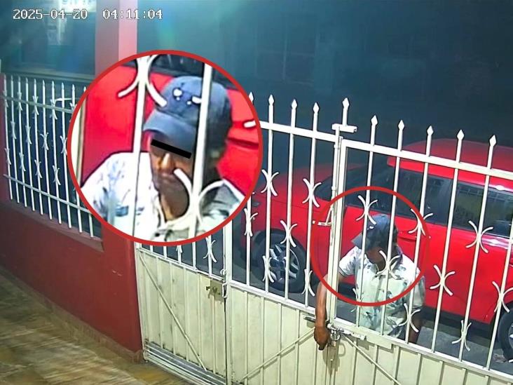 ¡Cuidado! Captan a presunto ladrón rondando esta colonia de Martínez de la Torre