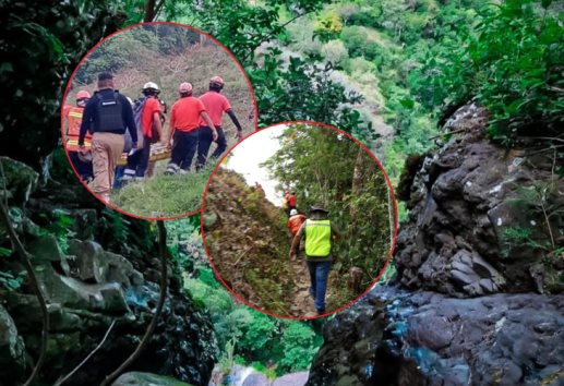 Rescatan a joven en el Cañón del Águila en Misantla; sufrió agotamiento físico