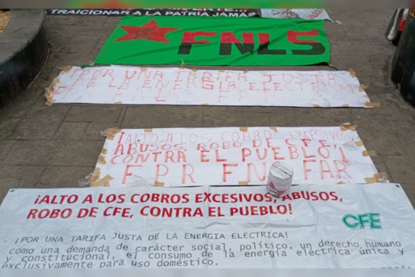 CFE no responde; continúa protesta en Orizaba por cobros abusivos