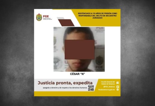 Hombre es sentenciado en Córdoba a 110 años de prision; por secuestro y homicidio 