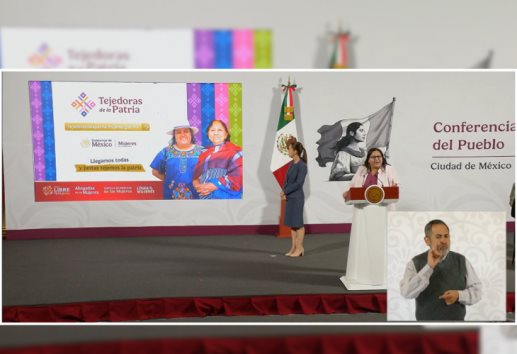 Claudia Sheinbaum presenta programa Tejedoras de la patria; en esto consiste