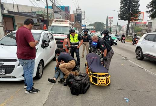 Atropellan a un hombre en plena avenida Lázaro Cárdenas de Xalapa