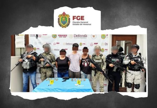 Detienen a tres y aseguran droga durante cateo en Amatlán