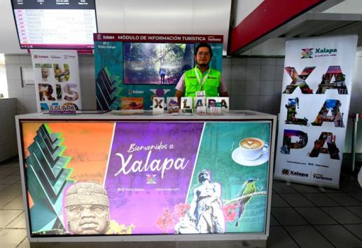 Xalapa: habilitan módulo de Información Turística en CAXA