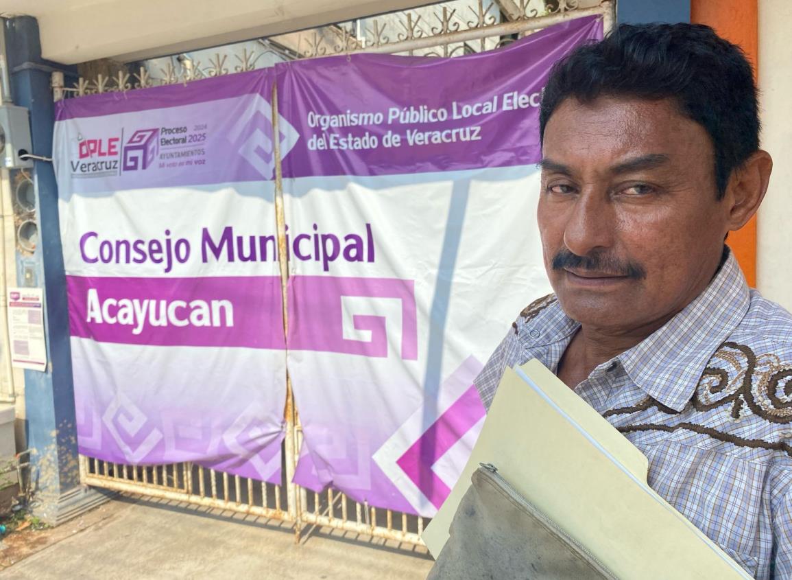 Renuncia candidato a regidor de Morena en Acayucan 