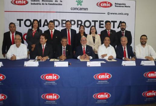 Asume nueva dirigencia de la CMIC Veracruz Norte en Poza Rica