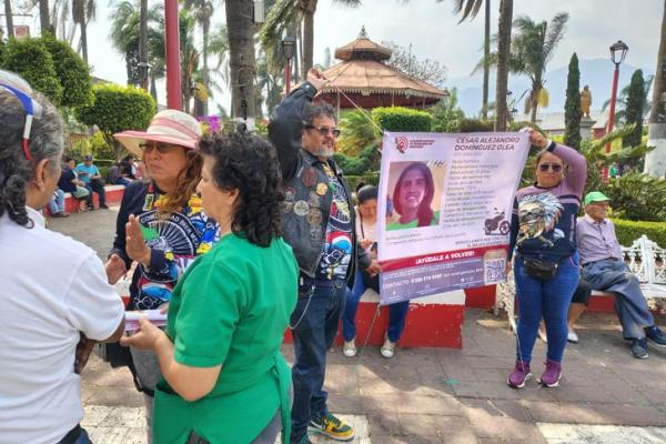 Marchan en Mendoza para exigir localización de César Alejandro Domínguez (+VIDEO)
