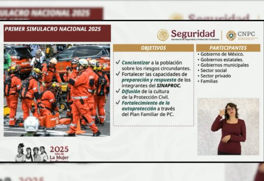 Ya viene el primer Simulacro Nacional 2025; este día