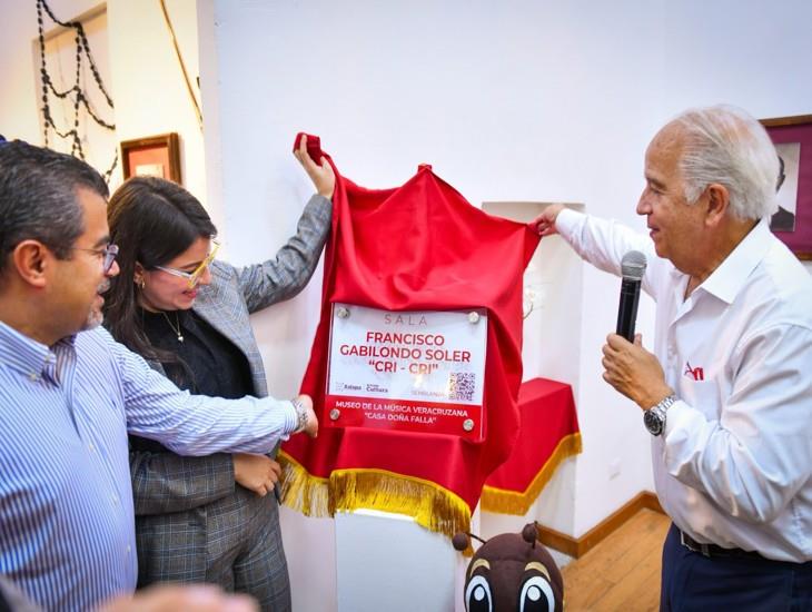 Xalapa rinde homenaje a Francisco Gabilondo Soler Cri-Cri con placa conmemorativa