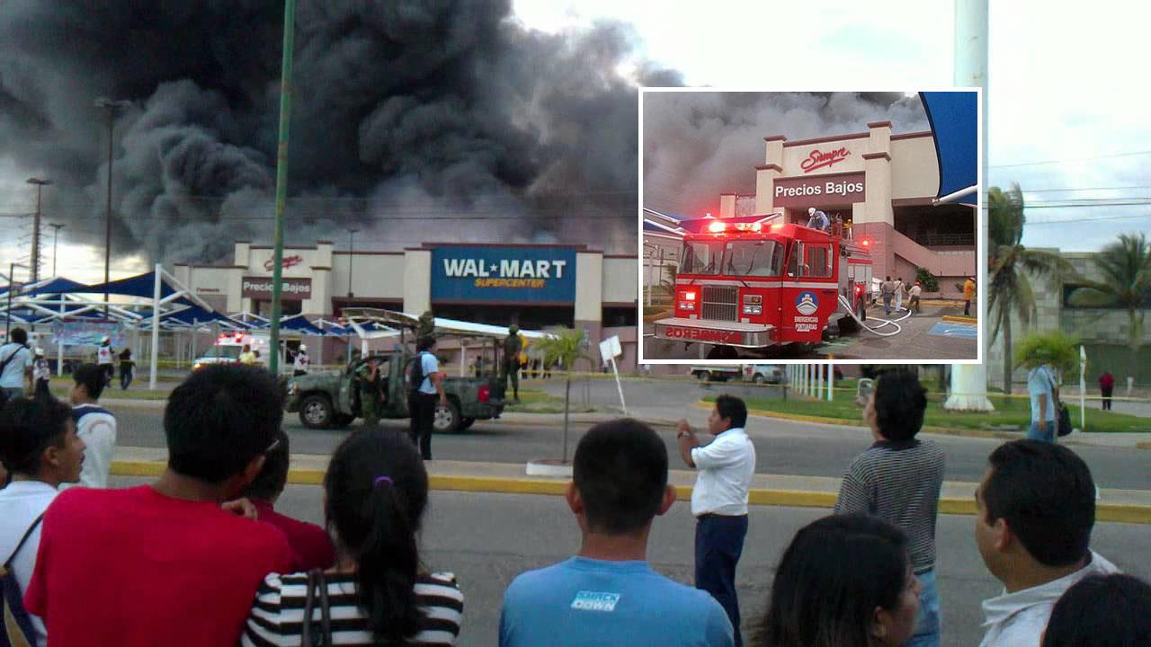 Así fue el incendio que arrasó con otro supermercado en Coatzacoalcos hace 14 años
