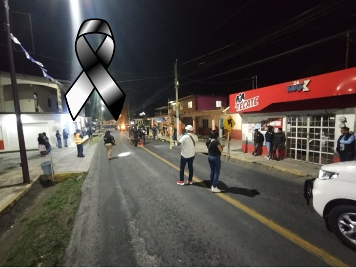 Menor de 16 años pierde la vida tras accidente de moto en la carretera Orizaba-Zongolica