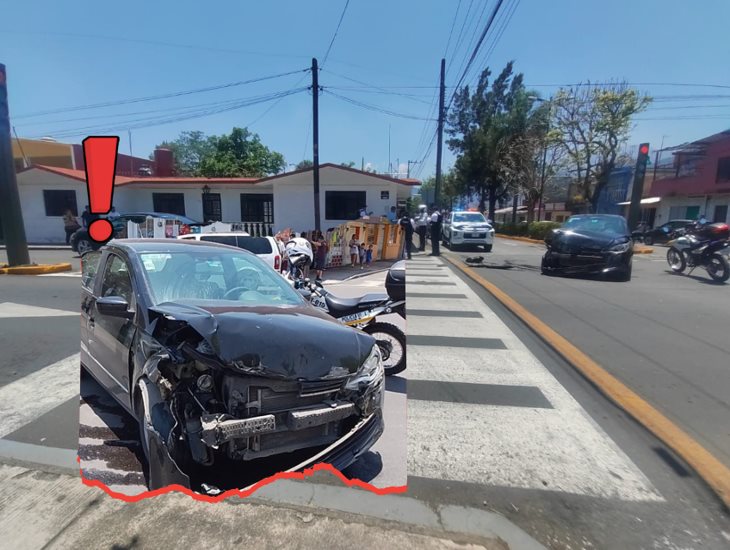 Se registra encontronazo en Orizaba; hay dos lesionados