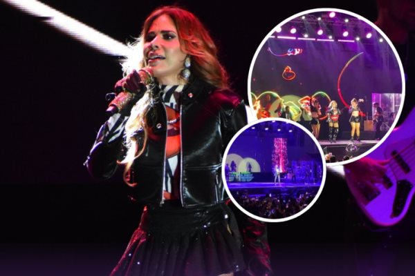 Gloria Trevi enciende el escenario con concierto en Xalapa