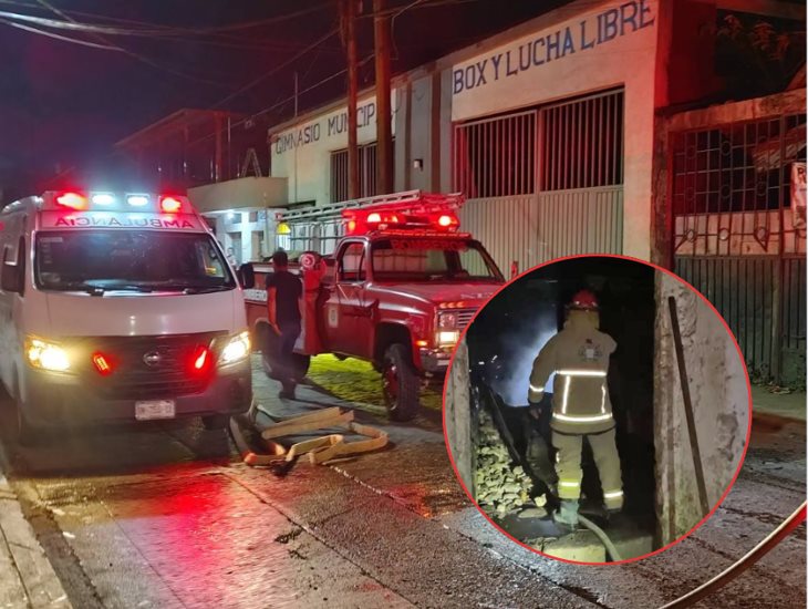 ¡Que susto! se registra incendio de vivienda en Tlapacoyan