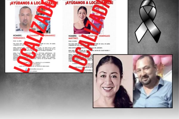 Activista y su esposo son hallados en una fosa en Veracruz