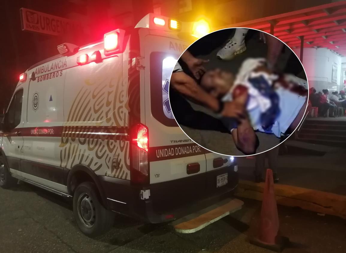 Lo apuñalan para robarle su celular en el sector popular de Coatzacoalcos