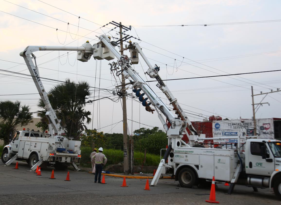 Por mantenimiento, CFE anuncia apagones en Coatzacoalcos: fechas, horarios y colonias