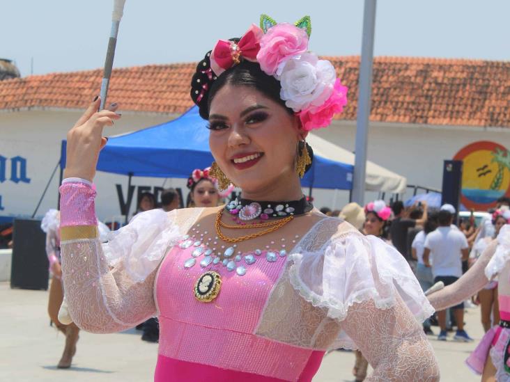 Efectúan primera rumbata del Carnaval de Veracruz 2025 de Semana Santa