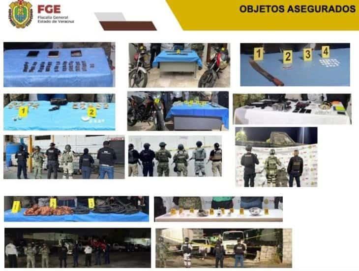 Estos fueron los resultados de los operativos de seguridad en el sur de Veracruz la última semana