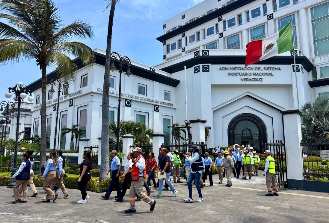 Asipona Veracruz participa en Simulacro Nacional 2025
