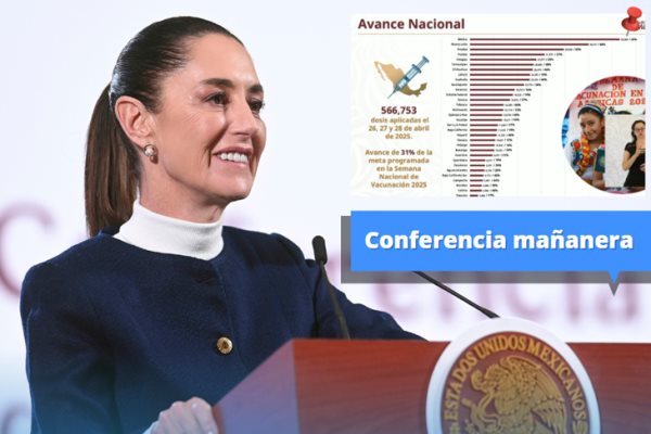 Lo mejor de la conferencia mañanera de Claudia Sheinbaum hoy 29 de abril 