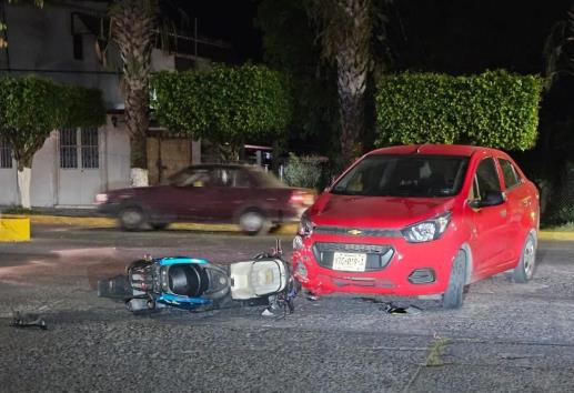 Accidente en el bulevar Manuel Ávila Camacho deja un lesionado en Misantla