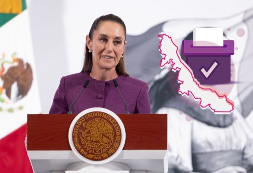 "La campaña sucia no sirve de nada", llama Claudia Sheinbaum a candidatos a alcaldías en Veracruz crear propuestas positivas