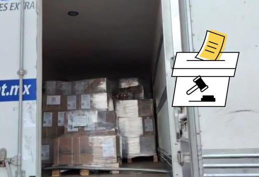Llega al OPLE Orizaba material para elección del Poder Judicial