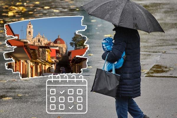 ¡Saca el paraguas! Xalapa tendrá cuatro días de lluvia esta semana