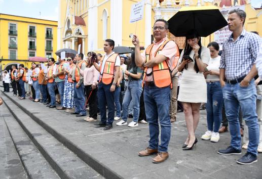 Medio millón de participantes en simulacro de sismo en Veracruz: PC (+VIDEO)