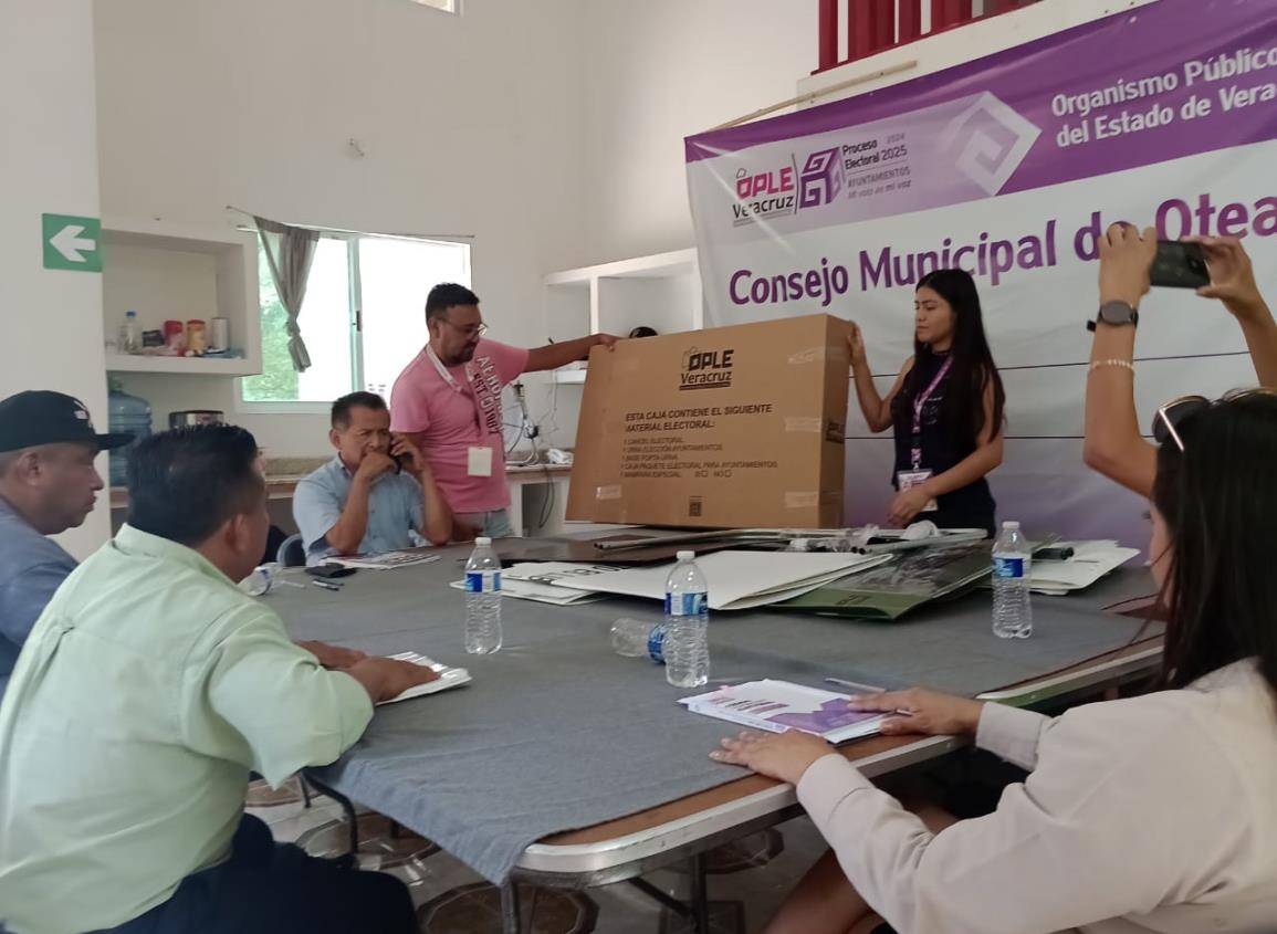 Llega a OPLES material electoral NO custodiado para elección municipal del 1 de junio