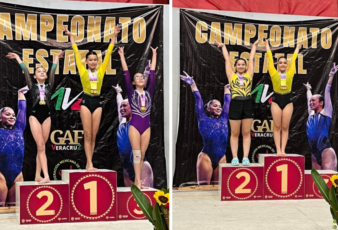 Brillan porteñas en el Campeonato Estatal de Gimnasia Artística
